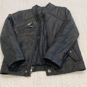 Boys faux leather jacket